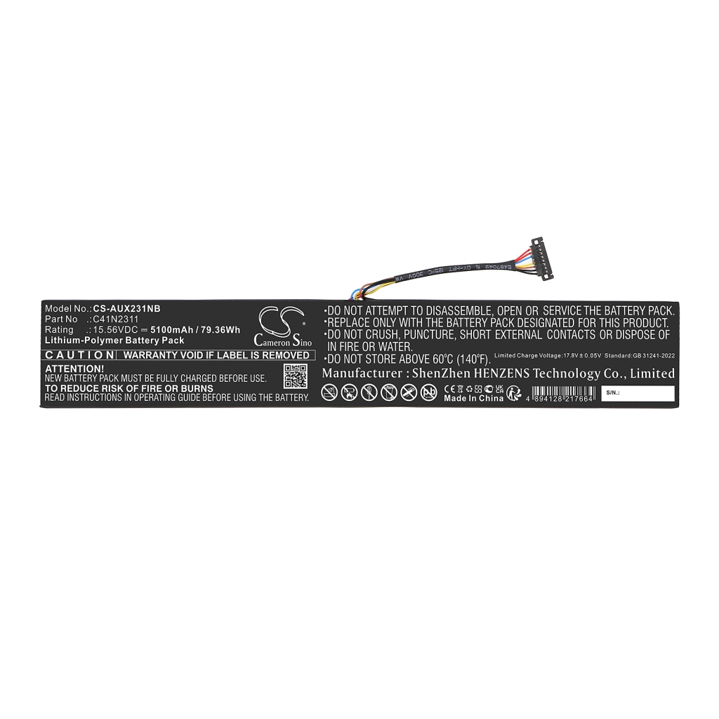 Notebook battery Asus CS-AUX231NB