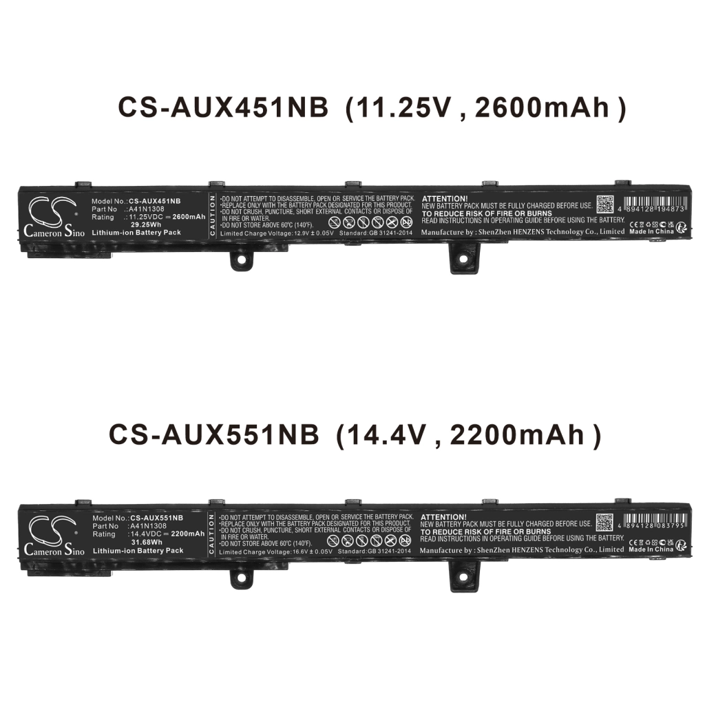Notebook battery Asus X451CA-VX034H