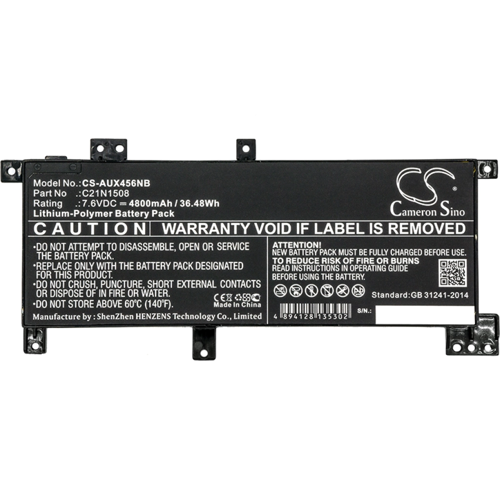 Batería para portátil Asus CS-AUX456NB