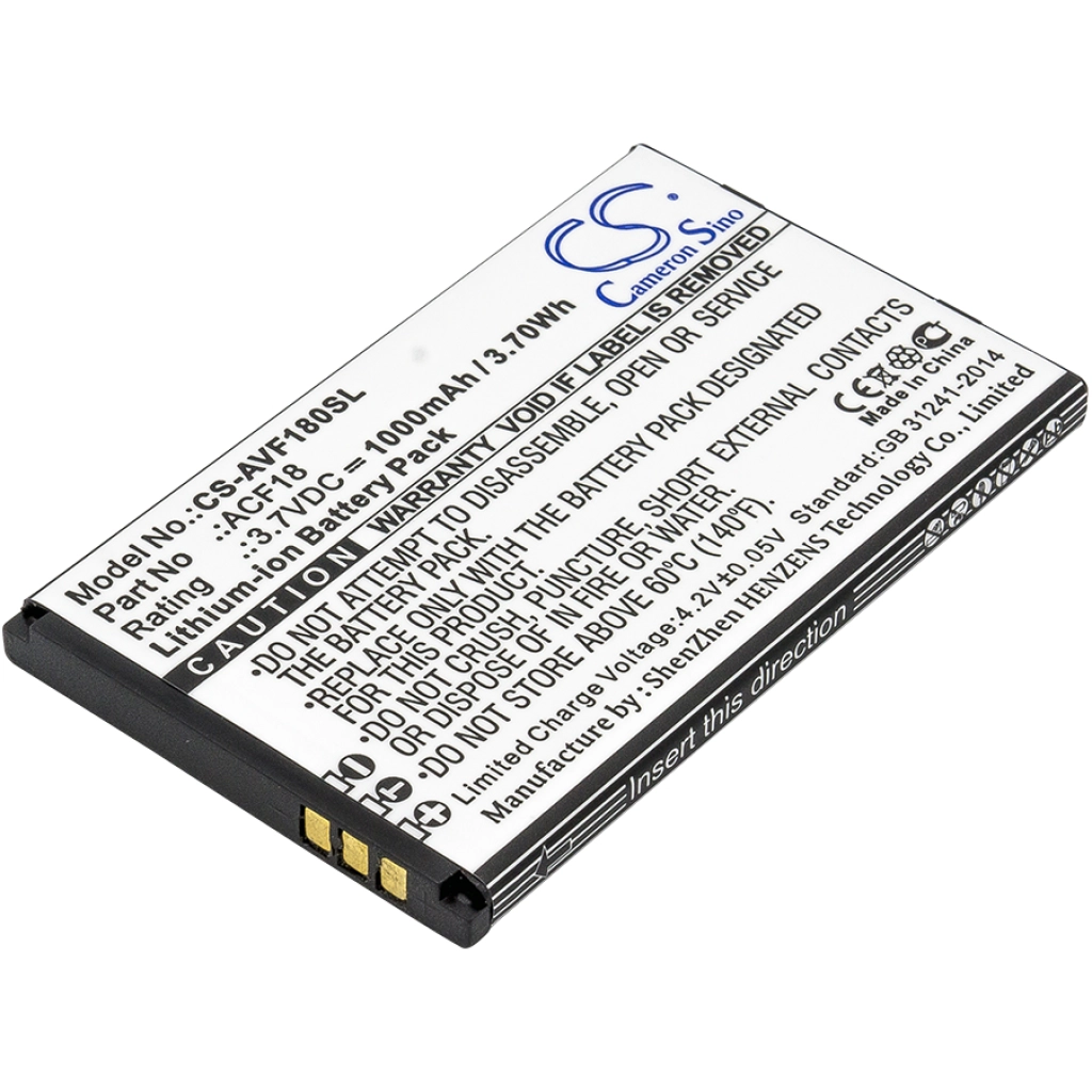 Batería del teléfono móvil Archos CS-AVF180SL