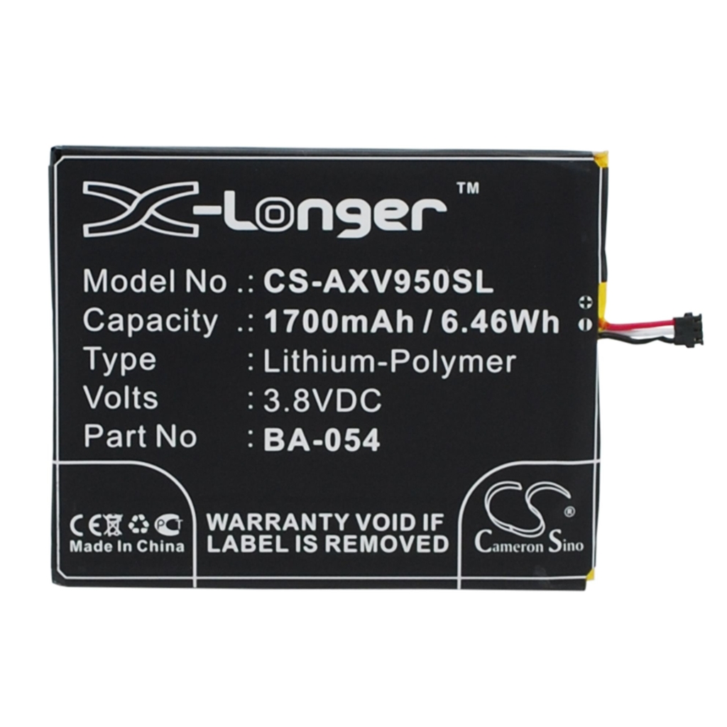 Batería compatible con Aux CS-AXV950SL