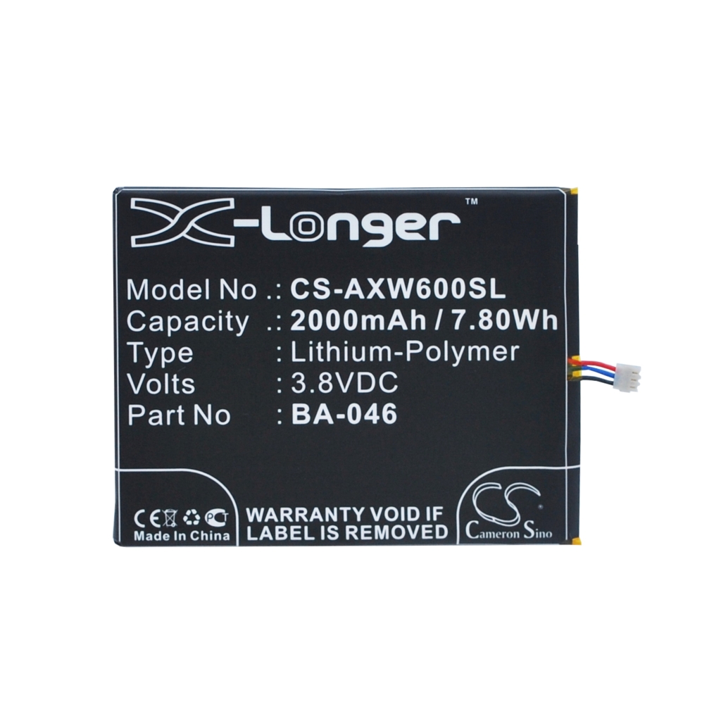 Batería compatible con Aux CS-AXW600SL