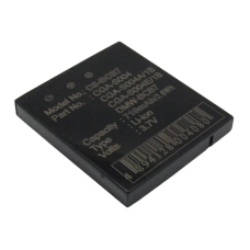 Reemplazo de batería compatible para Panasonic CGA-S004,CGA-S004A,CGA-S004A/1B,CGA-S004E/1B,DMW-BCB7