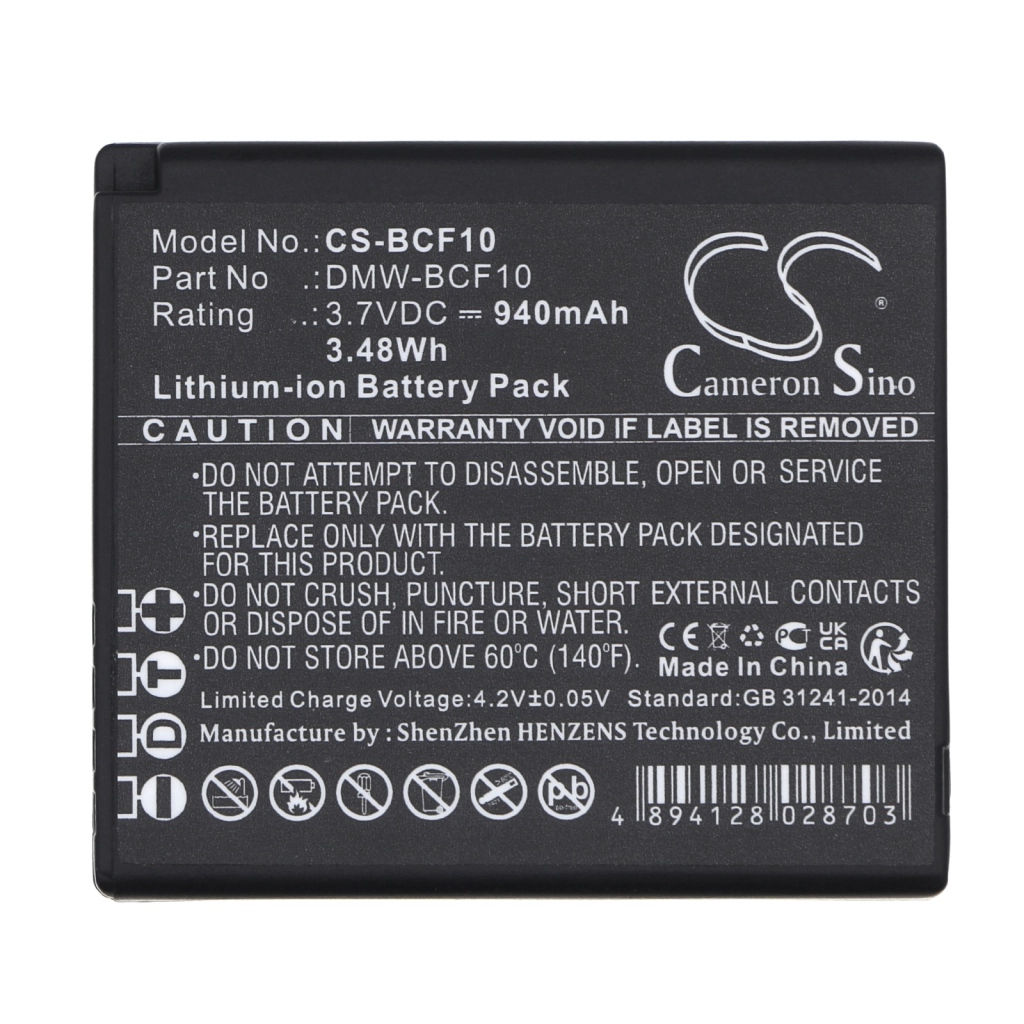Camera Battery Panasonic Lumix DMC-FS25