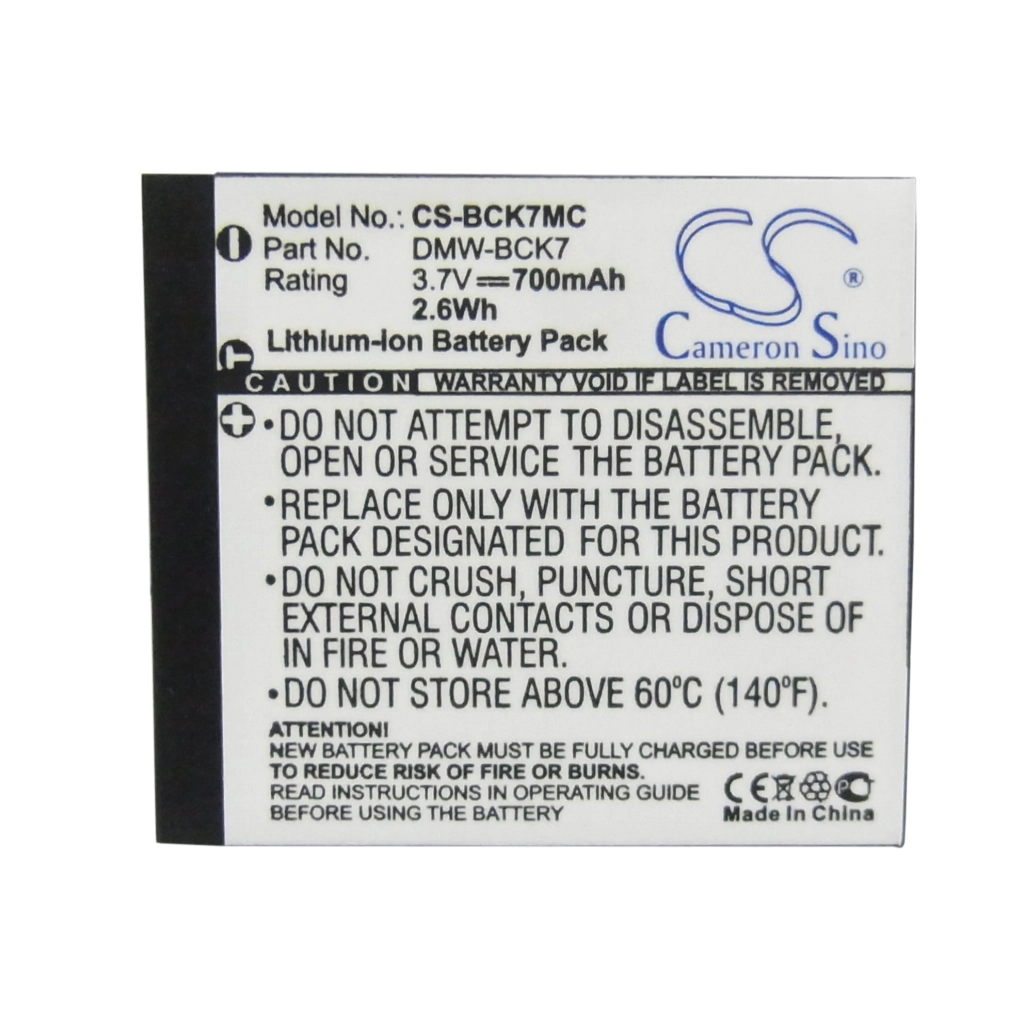 Battery Replaces DMW-BCK7E