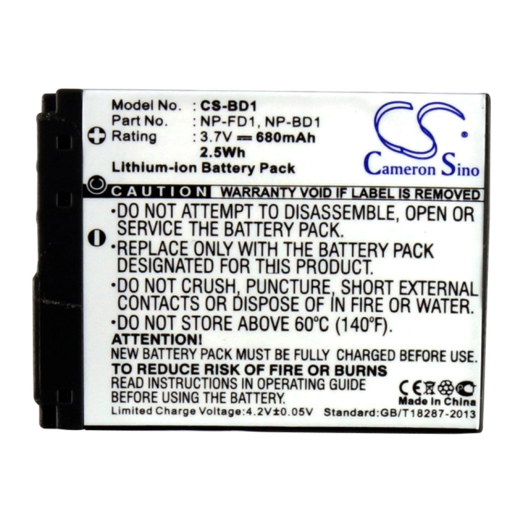 Camera Battery Sony Cyber-Shot DSC-T500