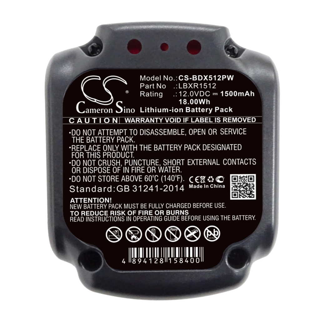 Batería Sustituye LBXR1512