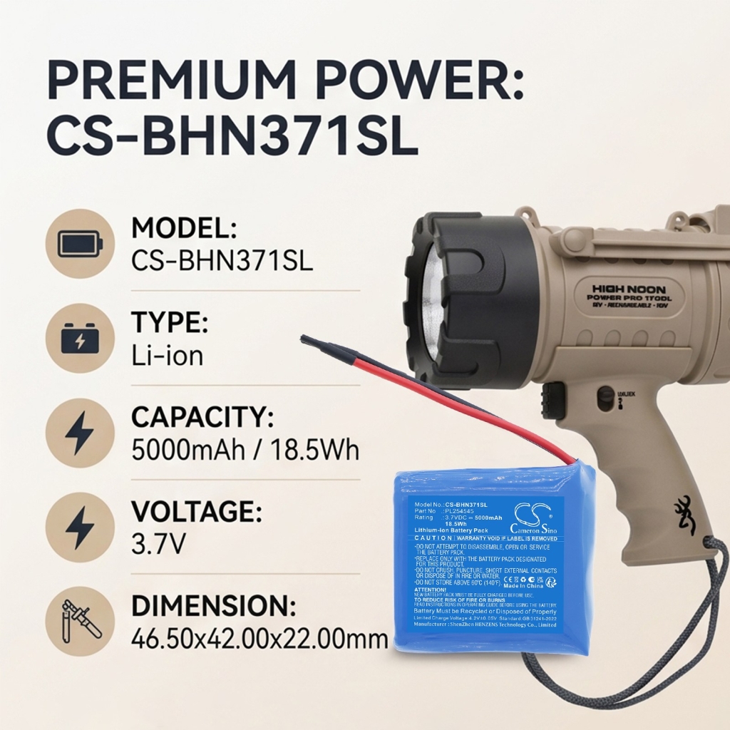 Battery compatible with Lighting System Battery