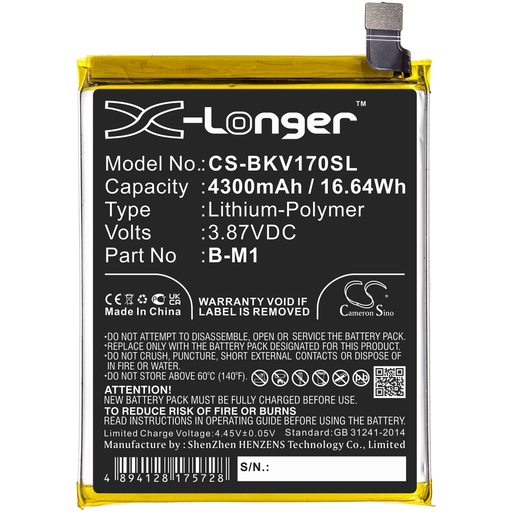 Batería del teléfono móvil Vivo CS-BKV170SL