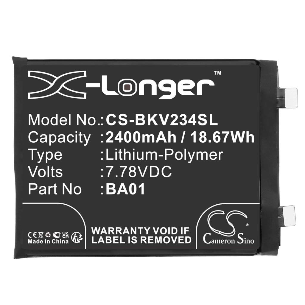 Batería del teléfono móvil Vivo CS-BKV234SL