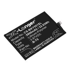 Reemplazo de batería compatible para Vivo B-T5