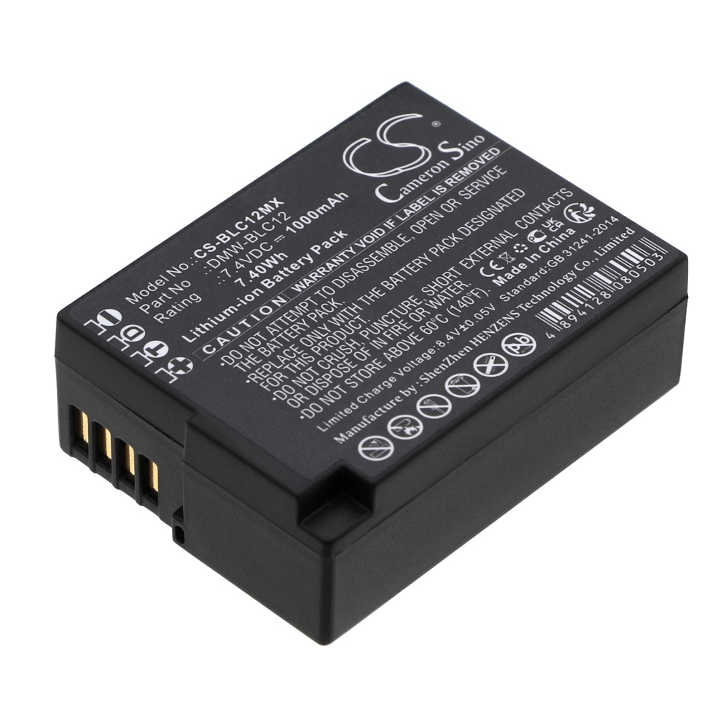Battery Replaces DMW-BLC12GK