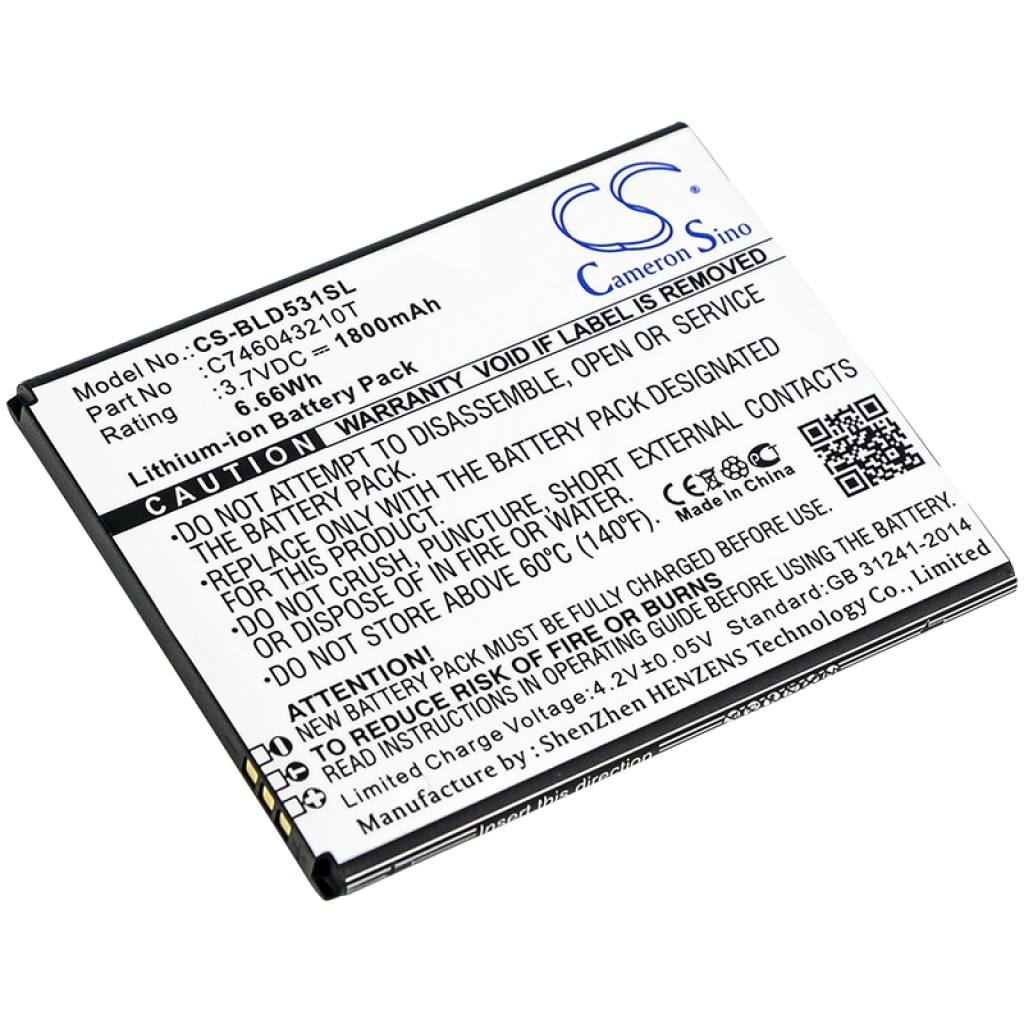 Batería del teléfono móvil BLU CS-BLD531SL