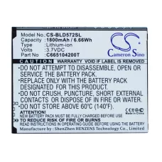 Reemplazo de batería compatible para BLU C665104200T,C765804200L
