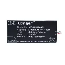 Reemplazo de batería compatible para BLU C1275703300P