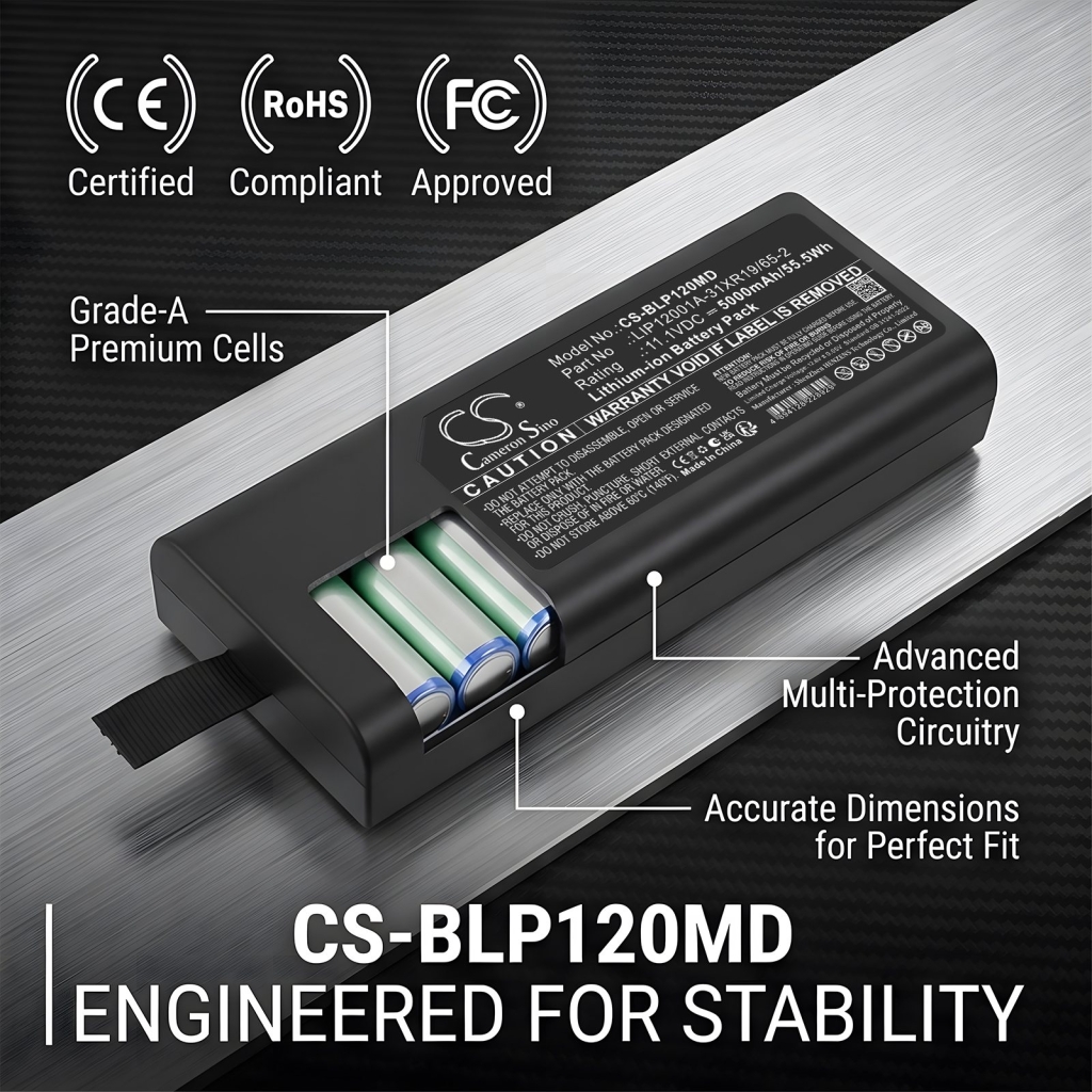 Batería compatible con Biolight CS-BLP120MD