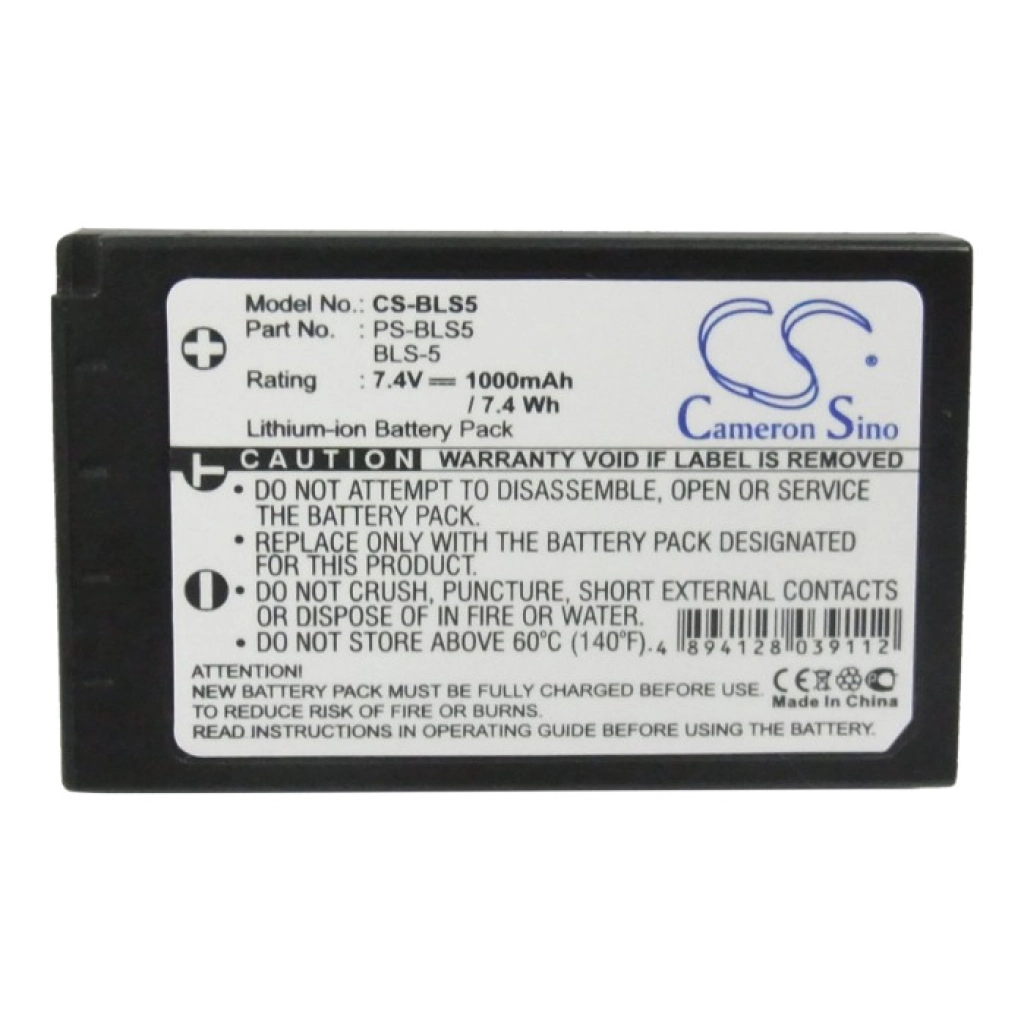 Camera Battery Olympus PEN E-PL3