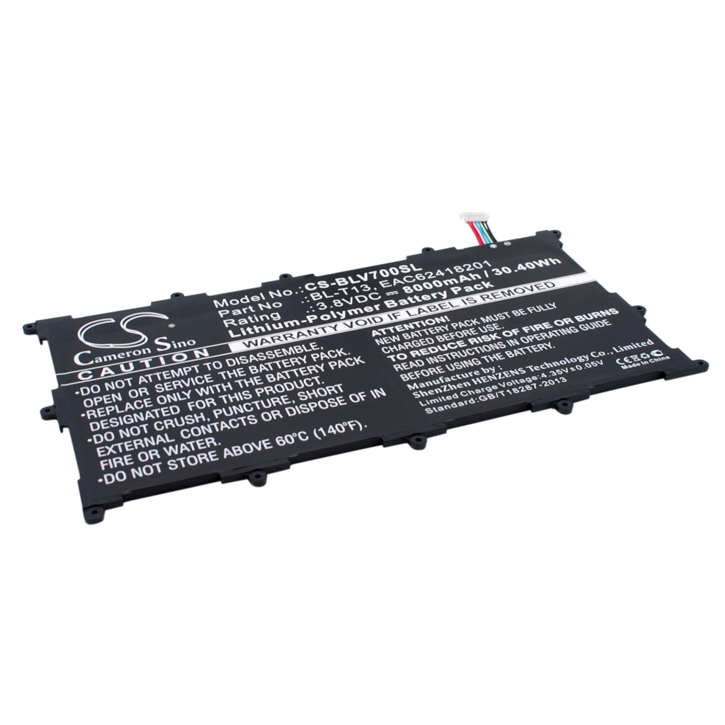 Batería de la tableta LG CS-BLV700SL