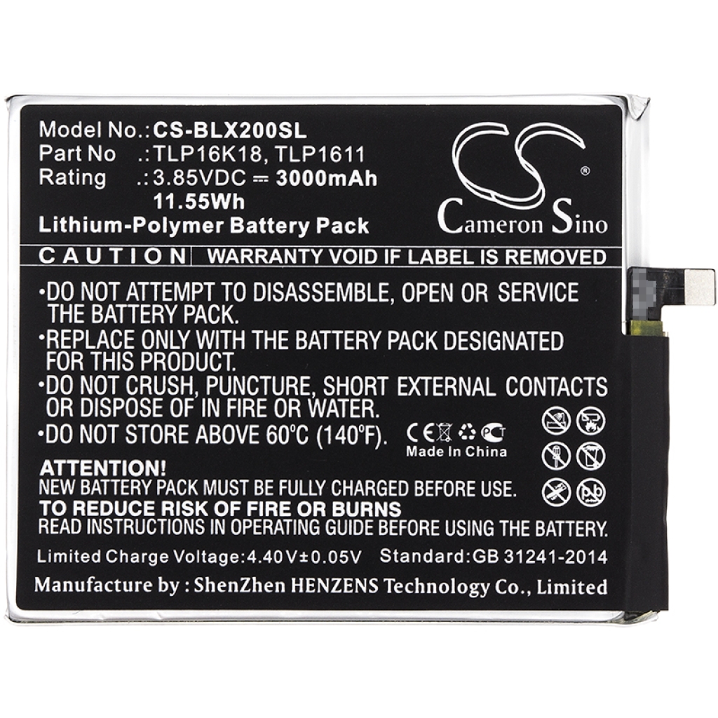 Batería del teléfono móvil BLU CS-BLX200SL