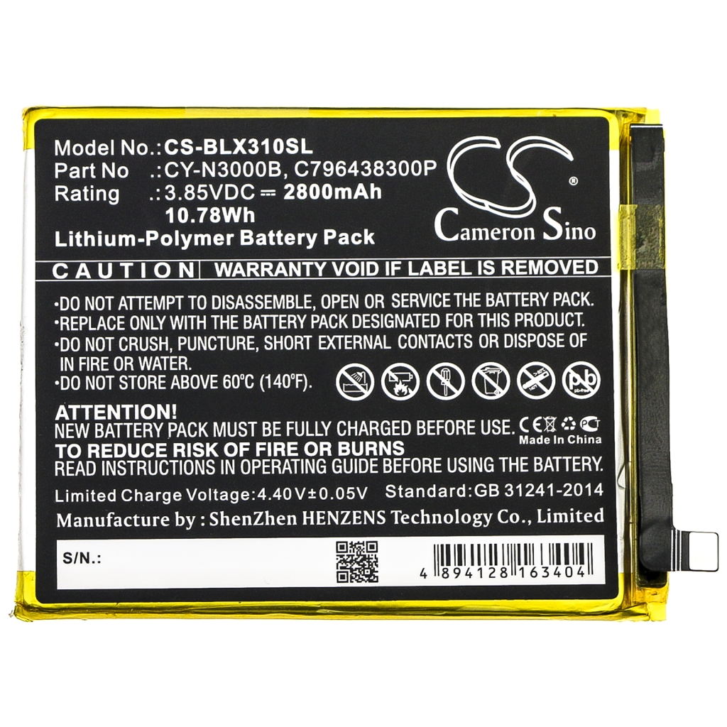 Batería del teléfono móvil BLU CS-BLX310SL