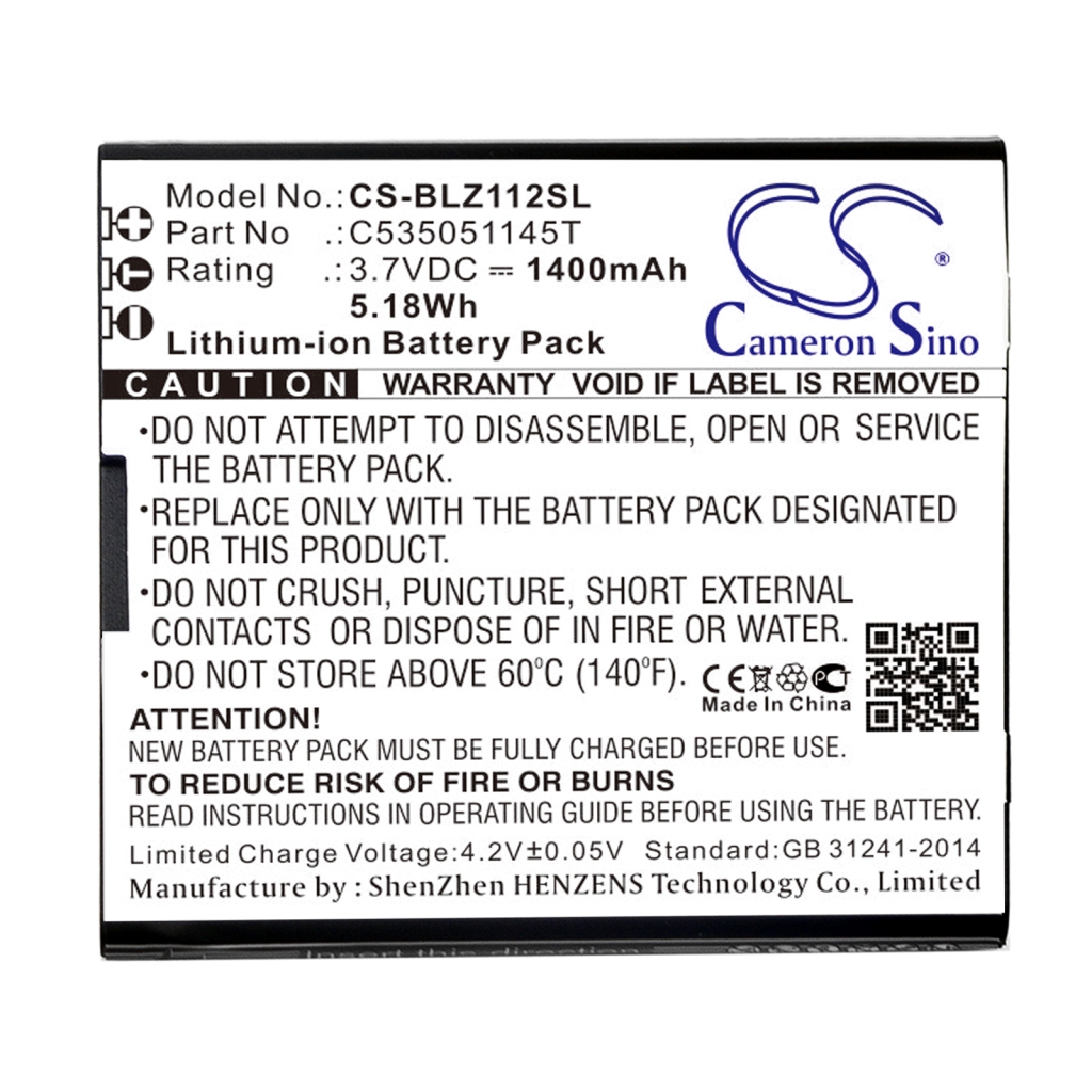 Batería del teléfono móvil BLU CS-BLZ112SL