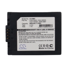 Reemplazo de batería compatible para Panasonic CGA-S002,CGA-S002A,CGA-S002A/1B,CGA-S002E,CGA-S002E/1B...