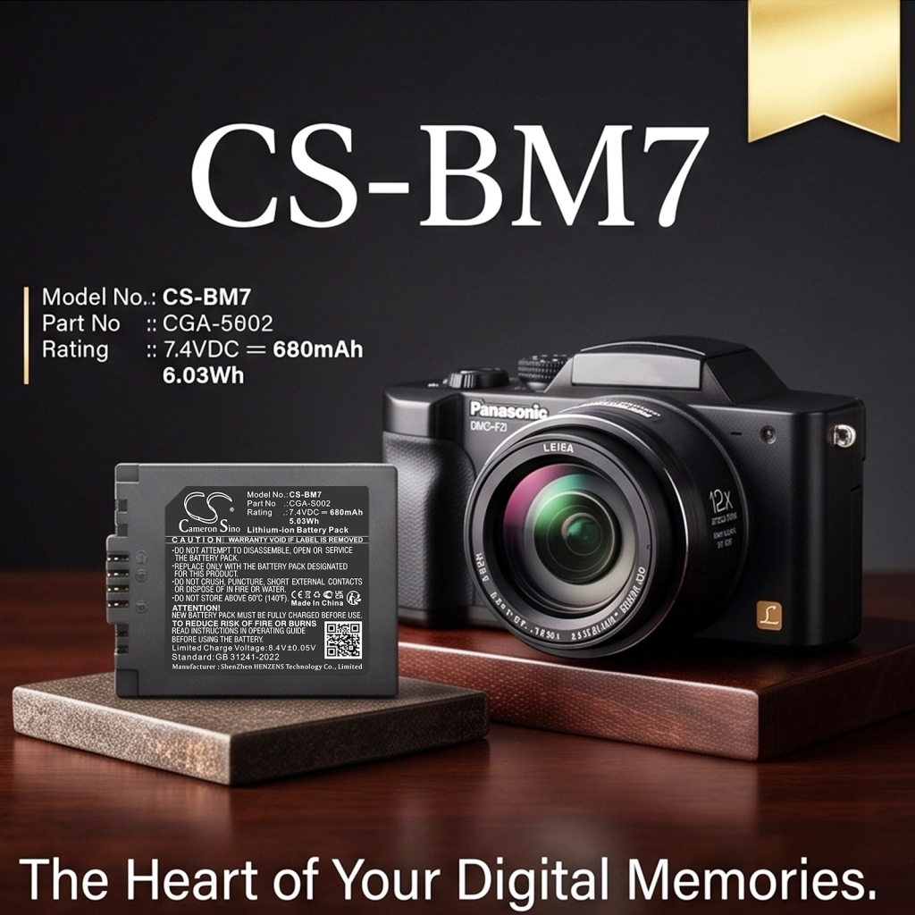 Batería compatible con Panasonic CS-BM7