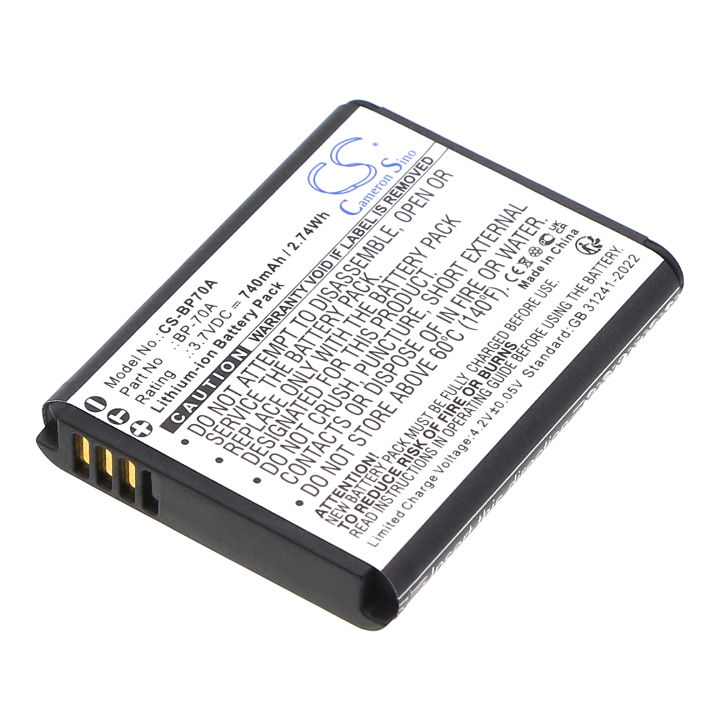 Batería de la cámara Samsung CS-BP70A