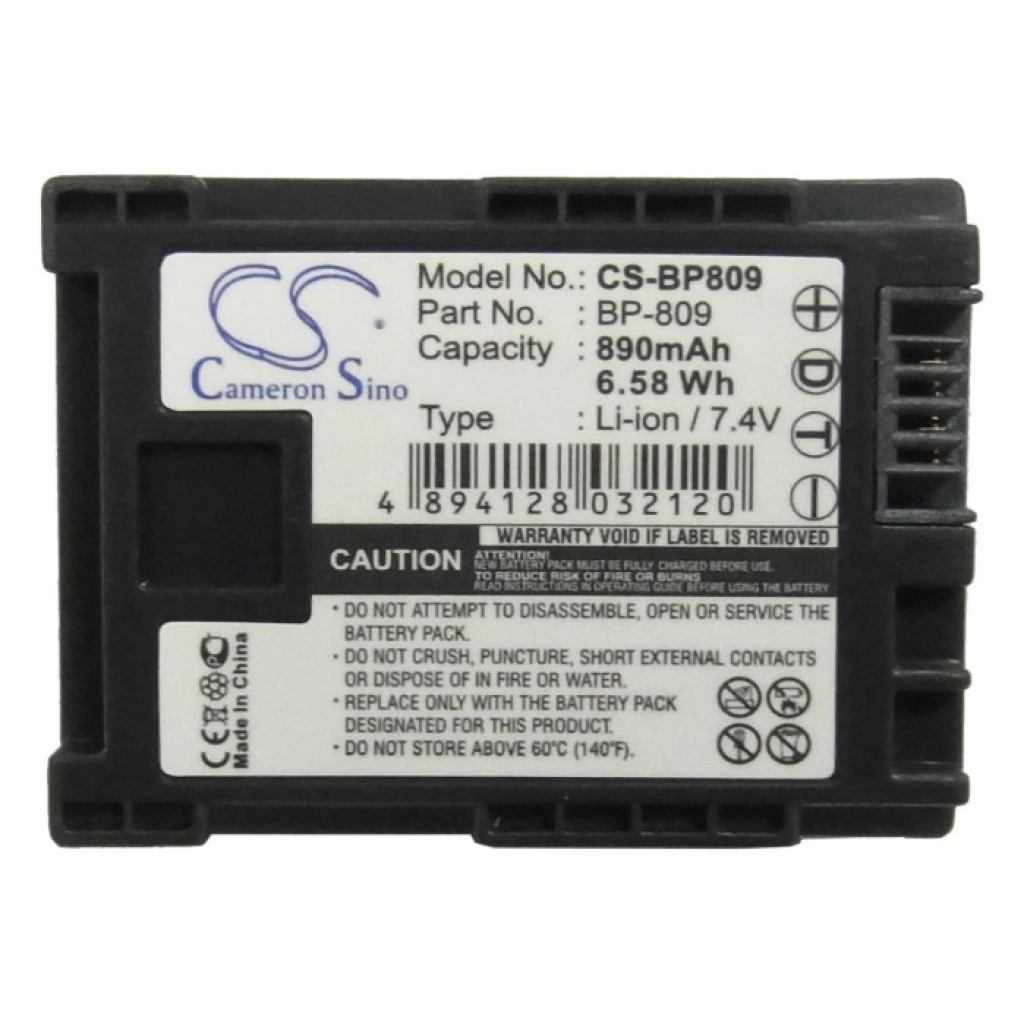 Batería de la cámara Canon VIXIA HF S10