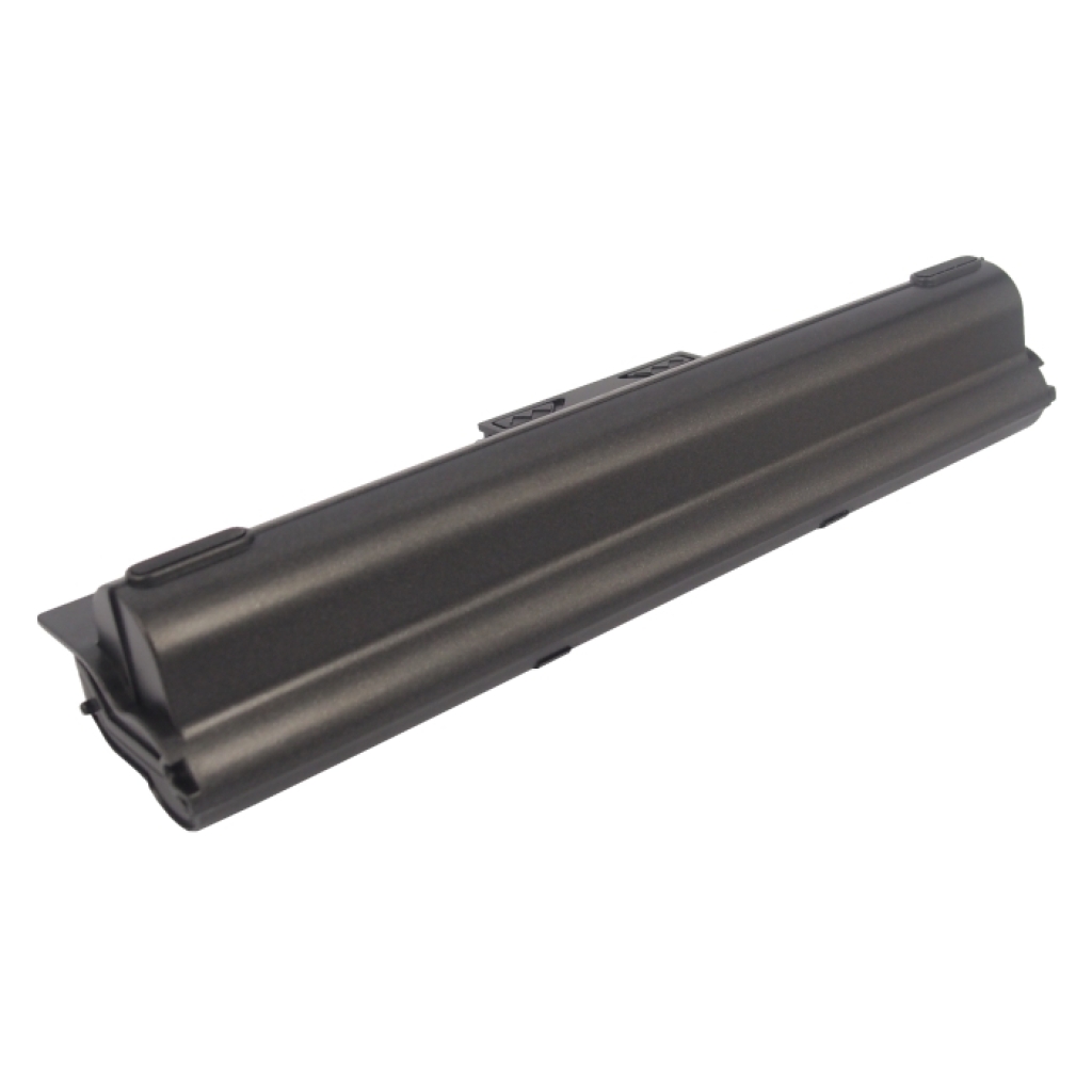 Cameron Sino CS-BPL12HT black Sony VAIO laptop battery, angled top view