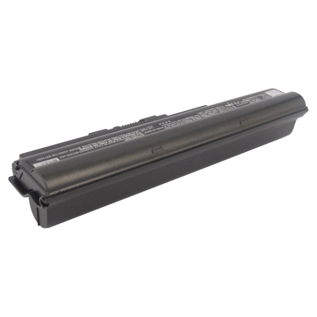Cameron Sino CS-BPL12HT black Sony VAIO battery label, 73.2Wh, contact strip