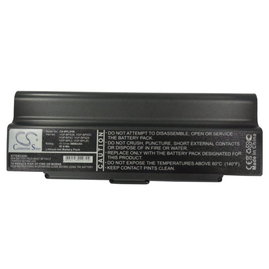 Notebook battery Sony VAIO VGN-FS92PS3