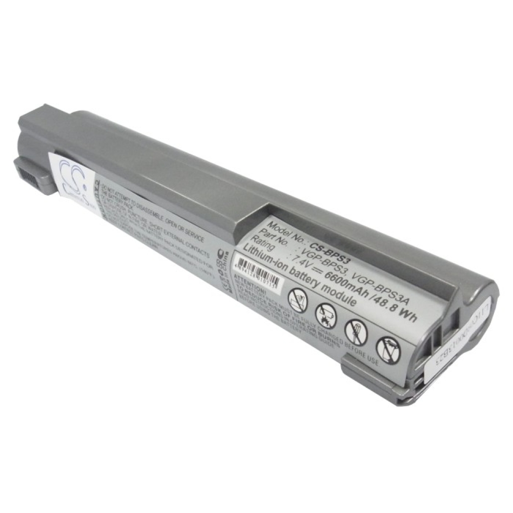 Batería Sony VAIO gris Cameron Sino CS-BPS3, etiqueta 48,8Wh