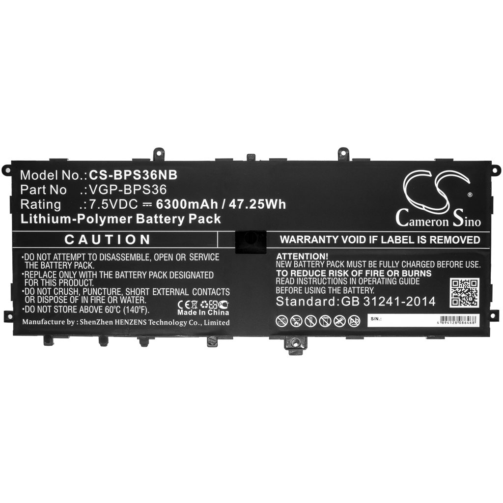 Batería para portátil Sony CS-BPS36NB