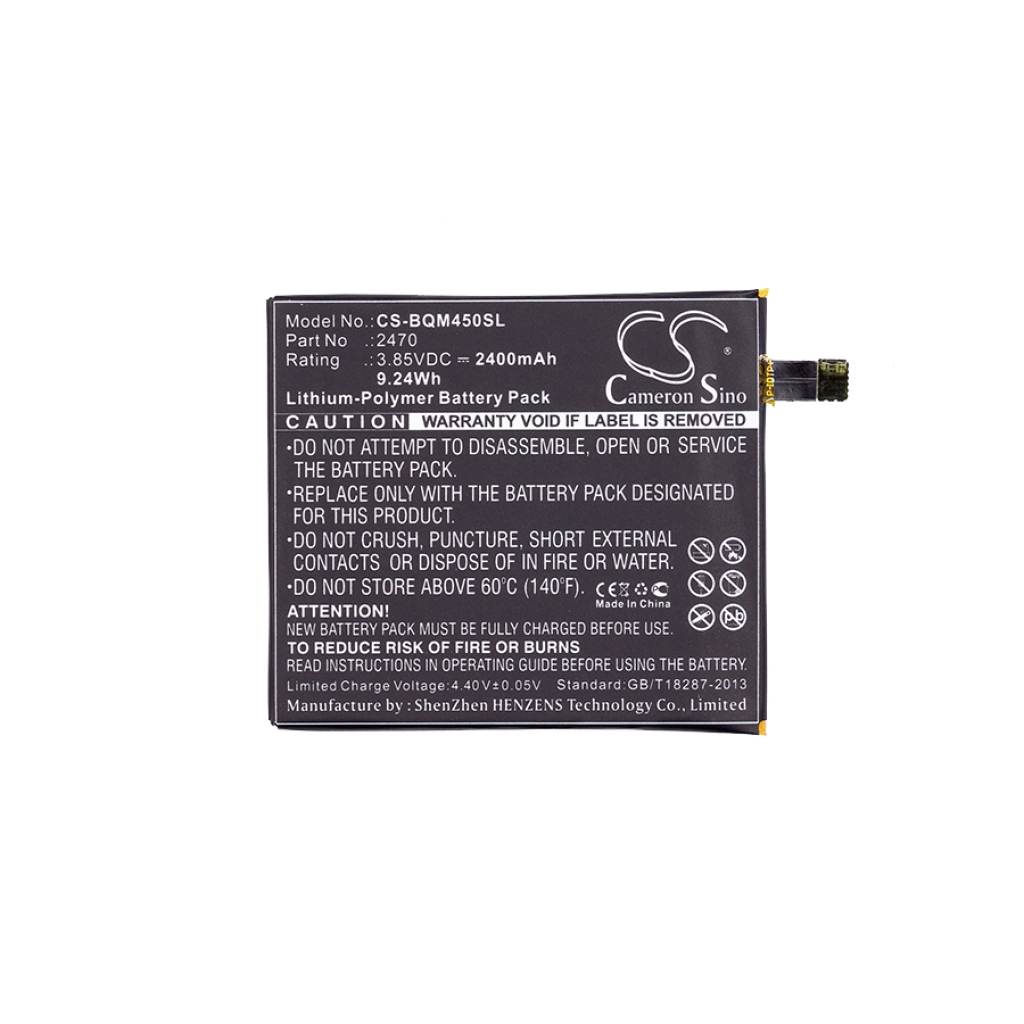 Batería del teléfono móvil Bq CS-BQM450SL