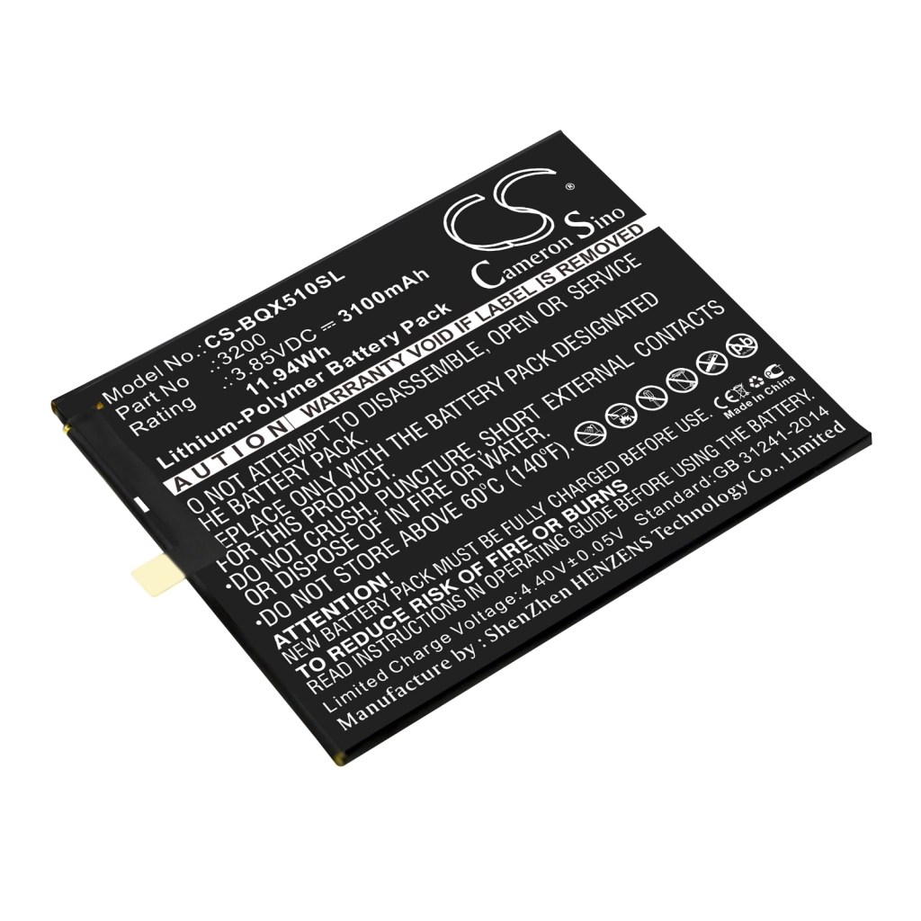 Batería del teléfono móvil Bq CS-BQX510SL