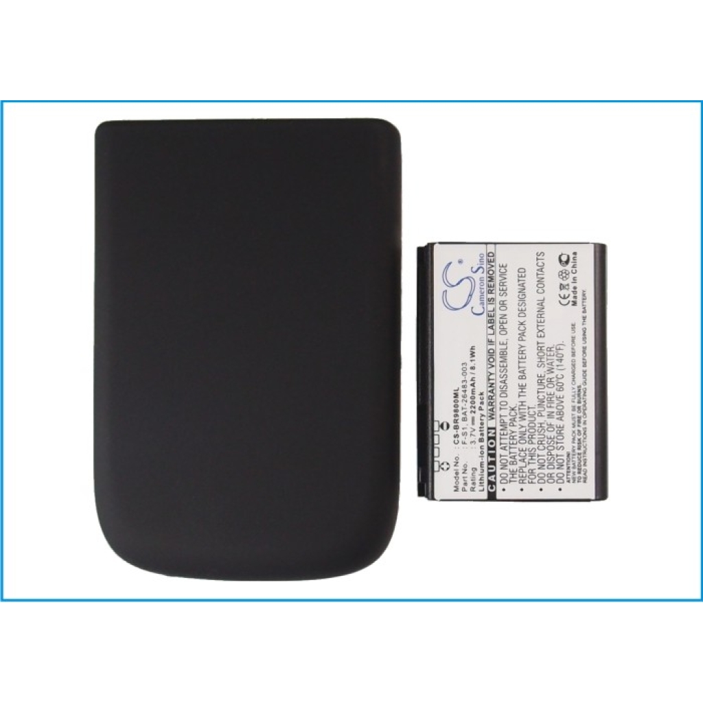 Cameron Sino CS-BR9800ML 3.7V 2200mAh/8.1Wh Li-ion Battery Pack label