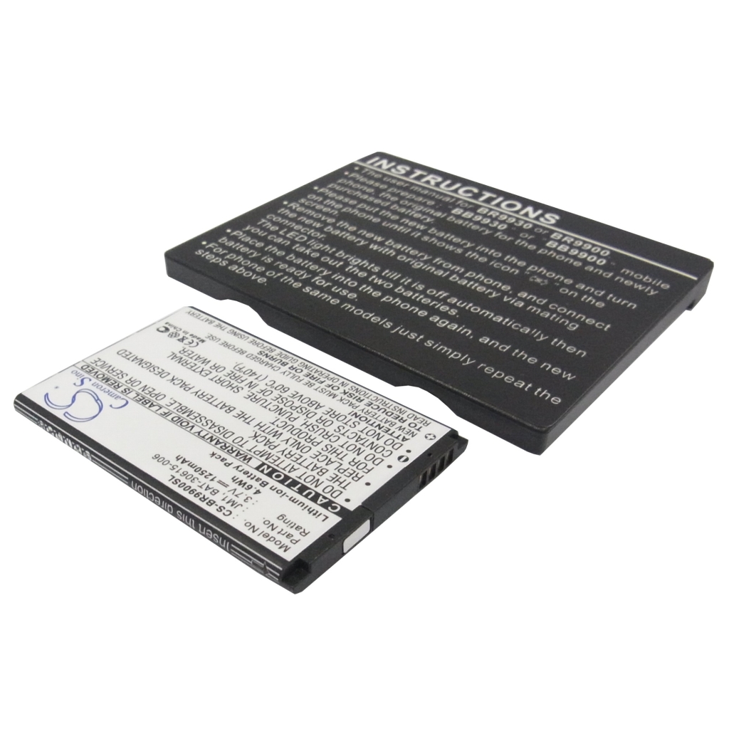 Battery compatible with Blackberry CS-BR9900SL