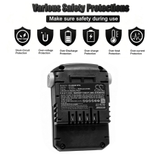 Compatible battery replacement for Briggs & stratton 111-9639,5015704981826,593560,596088,597188...