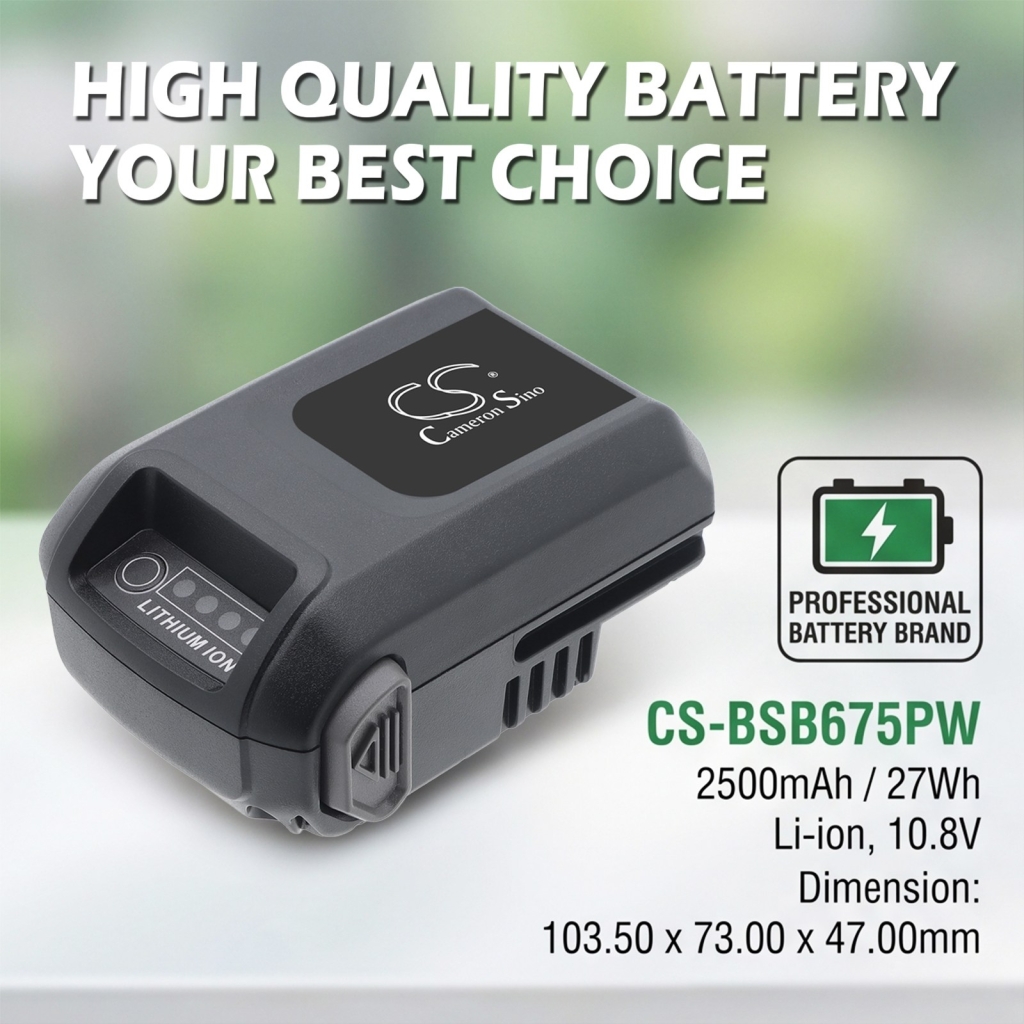 Batería compatible con Briggs & stratton CS-BSB675PW