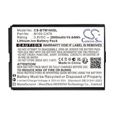 Reemplazo de batería compatible para Benton M100-CAT6