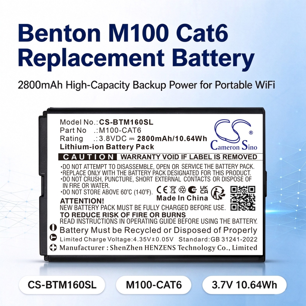 Baterías compatible con МТС 81321FT 4G LTE WIFI Router CS-BTM160SL