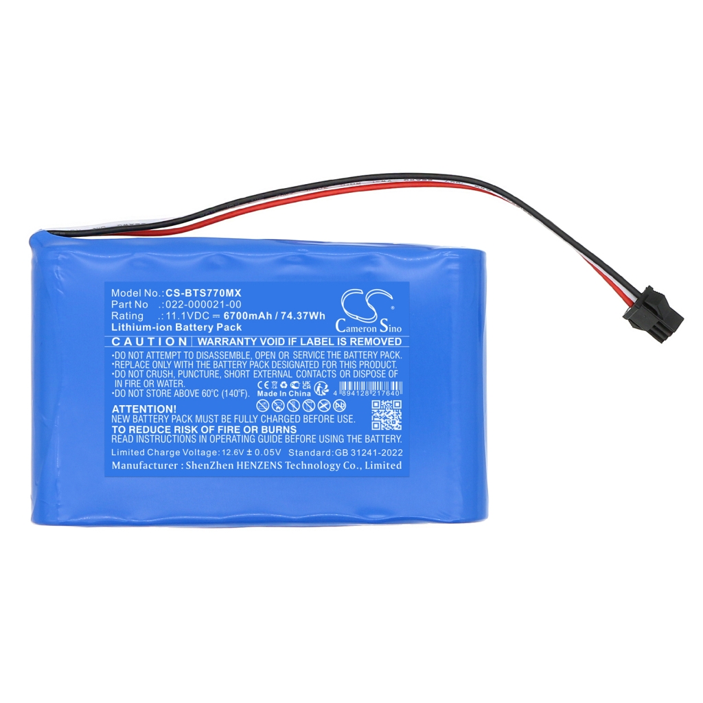 Batería Médica Bistos BT740 pulse oximeter