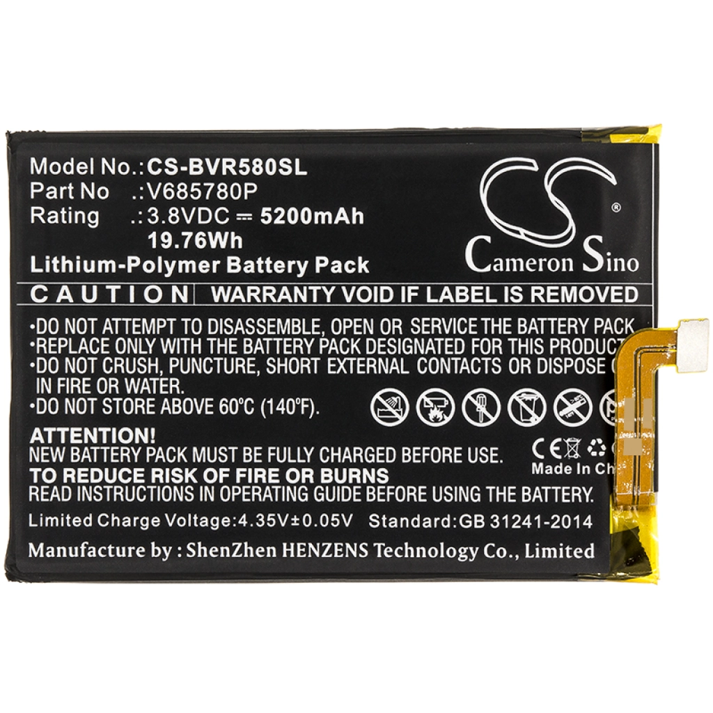 Batería del teléfono móvil Blackview CS-BVR580SL
