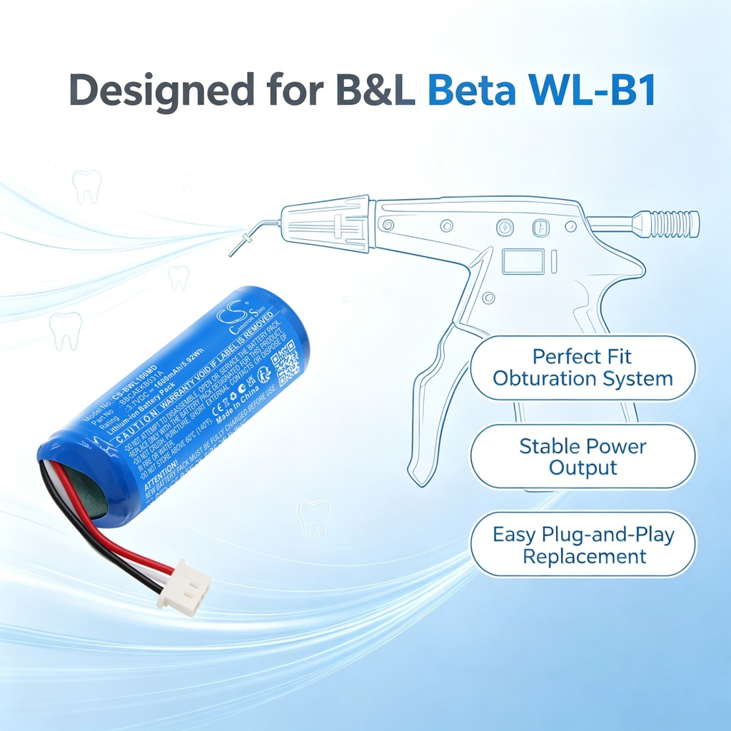 Baterías compatible con B&L beta WL-B1 WL-B1 CS-BWL100MD