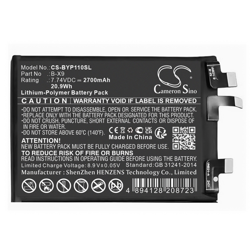 Batería del teléfono móvil Vivo CS-BYP110SL
