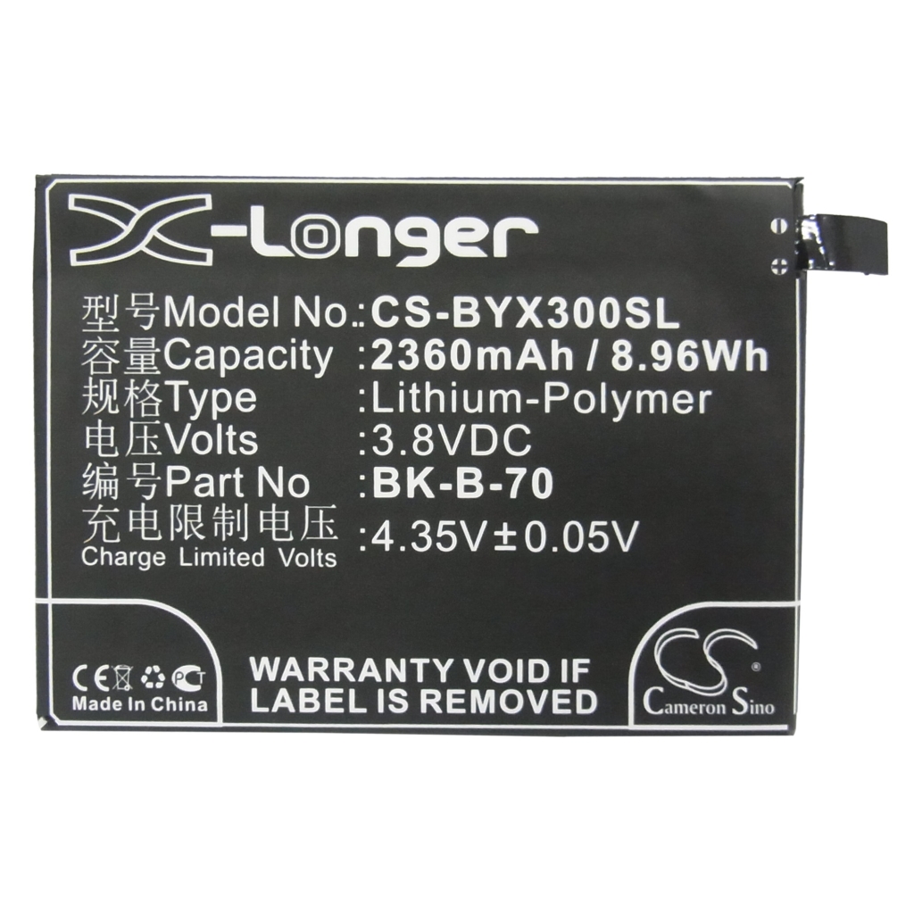 Battery compatible with BBK
