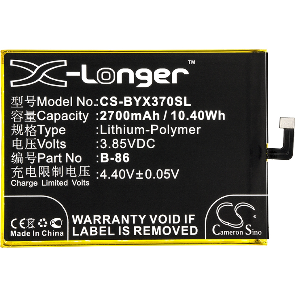 Batería compatible con BBK Vivo CS-BYX370SL
