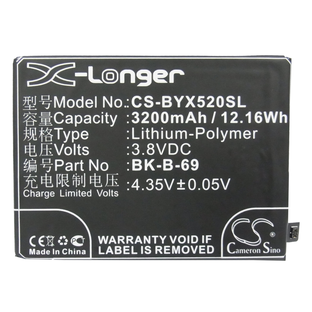 Batería compatible con BBK Vivo CS-BYX520SL