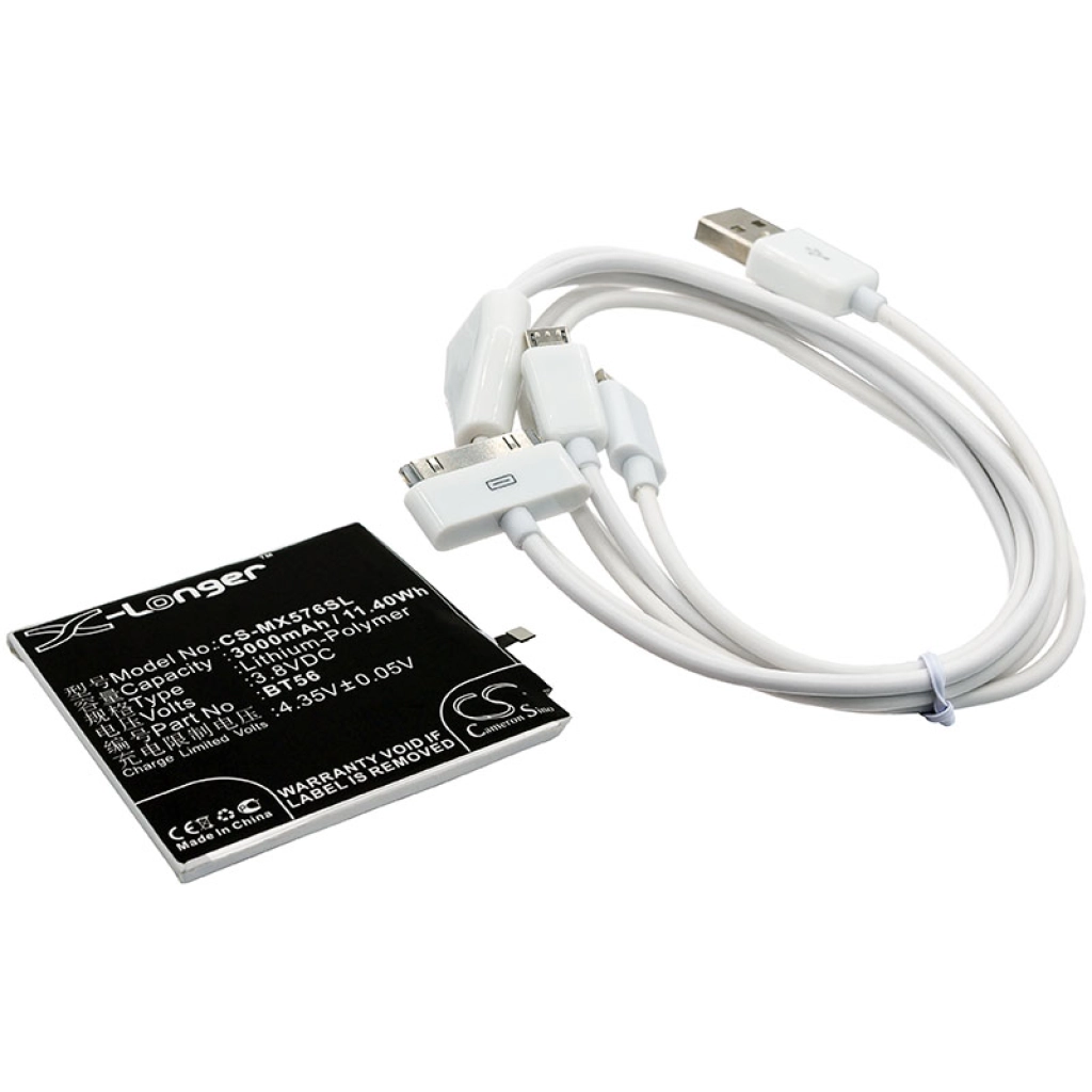 Compatible replacement for MeiZu BT56